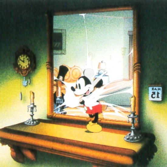 ディズニーアニメーションの絵画作品　タイトルは、スルーザ・ミラー